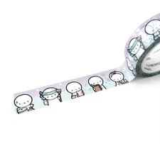 NEW TCMC Little Chores 2.0 Washi Tape Roll The Coffee Monsterz Co