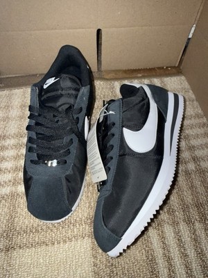 Nike Cortez Black White unisex Athletic Sneakers DZ2795-001 9 W10.5