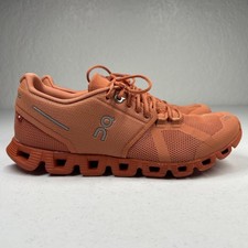 On Cloud Running Shoes Women Rust Rose Size W8 Orange