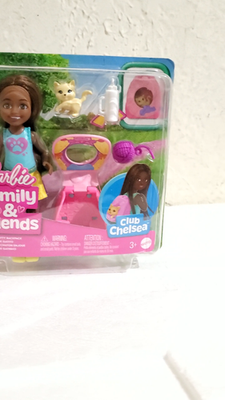 Barbie Family & Friends Chelsea Playtime Kitty Backpack Doll