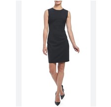 Banana Republic 100% Wool Black Sleeveless Lined Dress WOMEN'S Sz 8