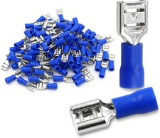 200-Pack 1/4 Inch Female Quick Disconnect Spade Terminals Number of Items: 200