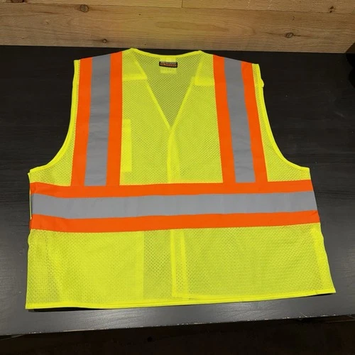 ML Kishigo 1174 Hi Vis Safety Vest 2XL ANSI Class 2 Reflective Workwear Costume image 5
