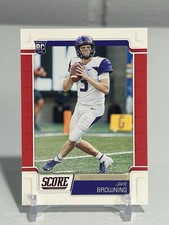 JAKE BROWNING 2019 Score RC RED PARALLEL #416  Cincinnati Bengals/U. Washington