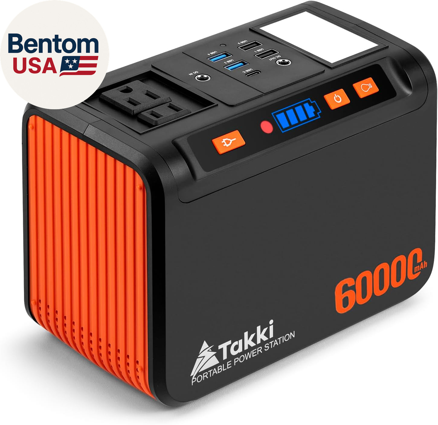250W Portable Power Station 222Wh Camping Backup Lithium Bat