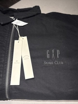 Sushi Club Gap SFSC Oversized Denim Zip Jacket Size XL IN HAND NWT