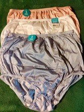 Lot Of 3 Sz 6 VanityFair "Perfectly Yours" Traditional Brief Panties 100 Nylon
