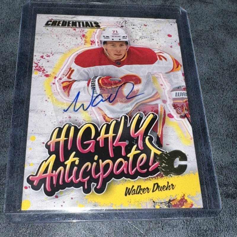 2023-24 Upper Deck Credentials - Highly Anticipated Walker Duehr #HA-25...