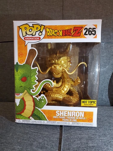 Dragonball Z Gold Shenron 6" Funko POP #265 (Hot Topic Exclusive) New
