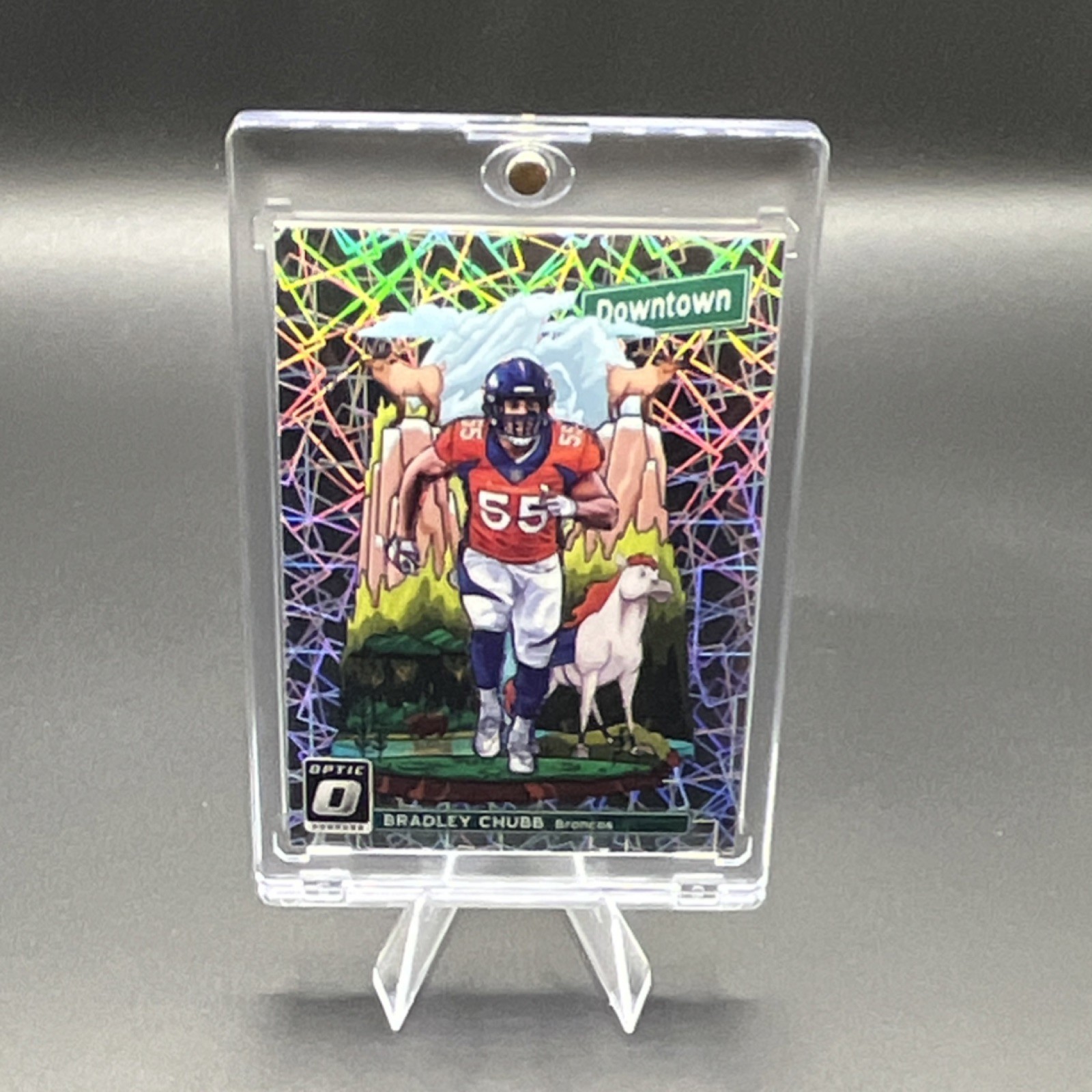 Panini 2018 Donruss Optic Downtown Insert Bradley Chubb #DT-17 Denver Broncos