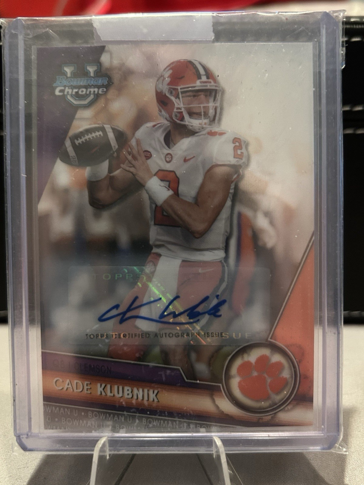 2023 Bowman University Chrome - Chrome Prospect Autographs Cade Klubnik #33 (AU,