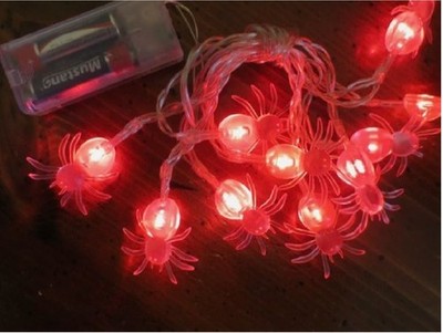 Restposten Halloween Fun Lights Spinnenlichter 10 Sets