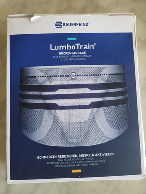 Bauerfeind LumboTrain Back Support-Lumbar Brace-Stabilization&Pain Relief, Size5