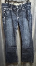 Ariat Woman's R.E.A.L. Rosy Whipstitch Low Rise Boot Jeans 32" Waist 29" Inseam