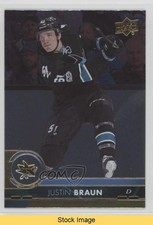 2017-18 Upper Deck Silver Foil Justin Braun #154 READ 9l4