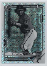2021 Bowman Chrome Black & White Mini-Diamond Refractor Luis Toribio 0zg8