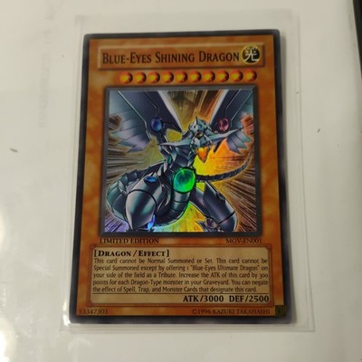Yugioh Blue-Eyes Shining Dragon MOV-EN001 Limited Super Rare
