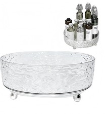 Premium Lazy Susan Organizer,9 inch Turntable Organizer for Bathroom, Kitchen,