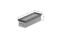 Luftfilter Mahle LX 788 Filtereinsatz FüR Renault Nissan KC0 Thalia Twingo Clio