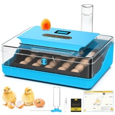 25 Egg Incubator Digital Poultry Hatcher Machine with Automatic Egg Turning, inc