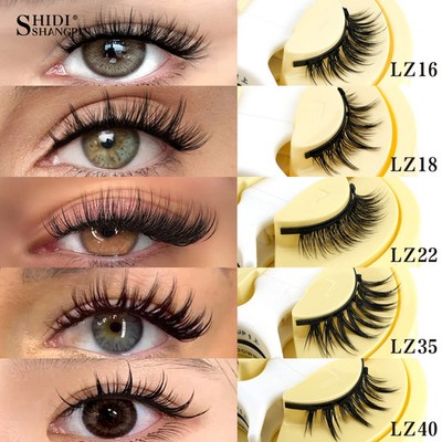 Magnetic Eyelashes No Glue Needed Reusable Natural Look 3D Faux Mink Lashes Easy
