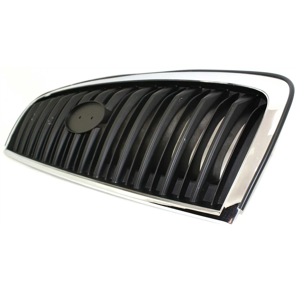 Rejilla para Hyundai Sonata 2002-2004 carcasa cromada con inserto de plástico negro Foto 2 de 4