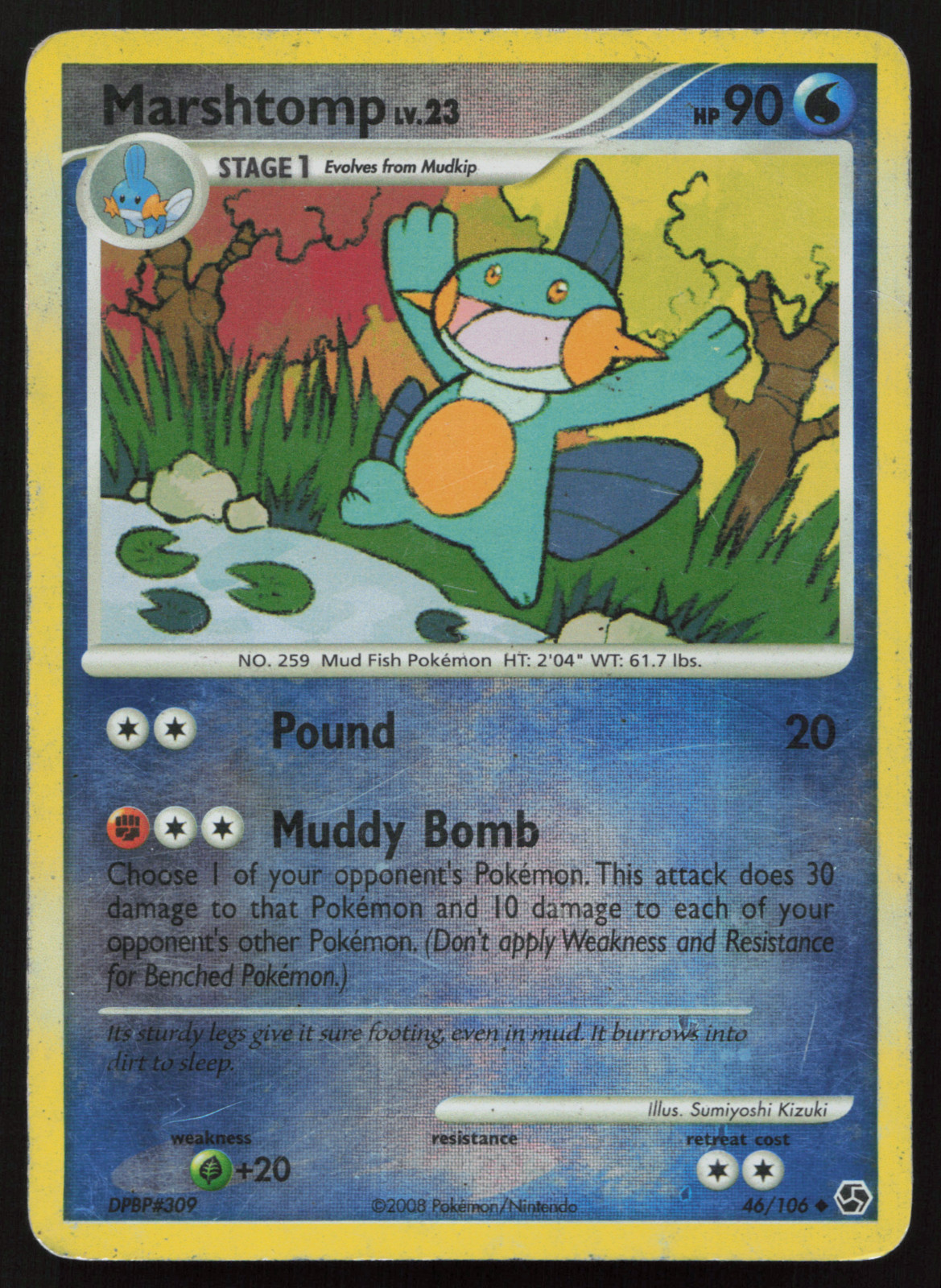 PL Marshtomp 46/106 Great Encounters Reverse Holo