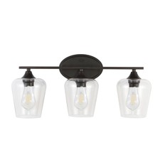 JONATHAN Y Lighting JYL7547 Jayne 3 Light 23"W LED Vanity Light - Bronze