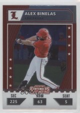 2021 Panini Elite Extra Edition College Tickets Optic Alex Binelas #CTO-AB 1n5