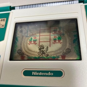 VTG Nintendo Game & Watch "GREEN HOUSE" w/box Tested Japan Retro Games NOS