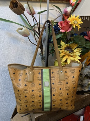#ad mcm tote bag large $220.00