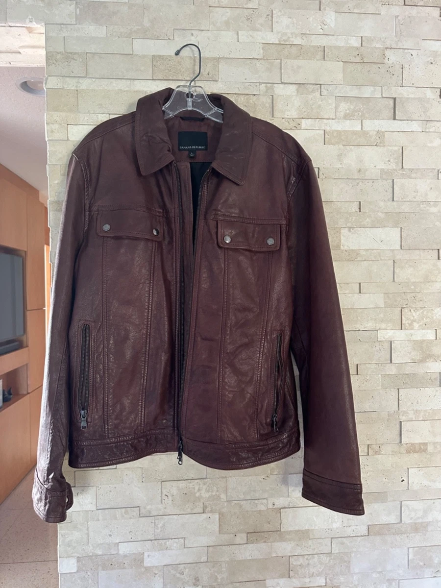 Banana Republic Leather Outer Shell Coats, Jackets & Waistcoats