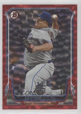 2014 Bowman Red Ice 19/25 Bartolo Colon #24 3q5