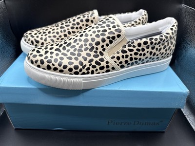 Pierre Dumas Traveler-4 Slip On Cheetah Print Size 8M New With Box