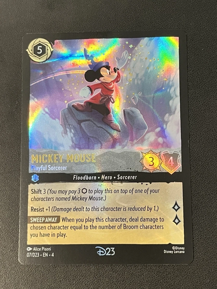 Mickey Mouse - Playful Sorcerer 7 D23 Promos for sale | eBay
