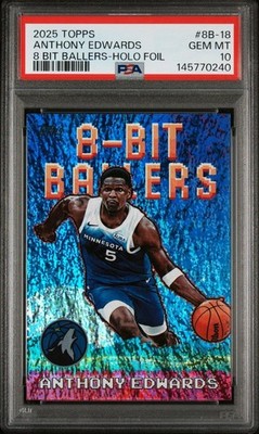 2025-26 Topps - 8-Bit Ballers Anthony Edwards #8B-18 Holofoil for