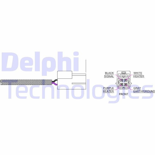 1 X Lambdasonde Delphi ES20172-12B1 FüR Nissan Almera II Primera-image