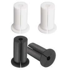 4 Pcs 1" Wall Grommet Cable Routing Kit for 8mm Hole White Black