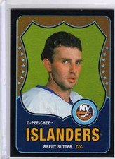 BRENT SUTTER 10/11 OPC Retro LEGEND BLACK #580 /100 SP Hockey Card Parallel