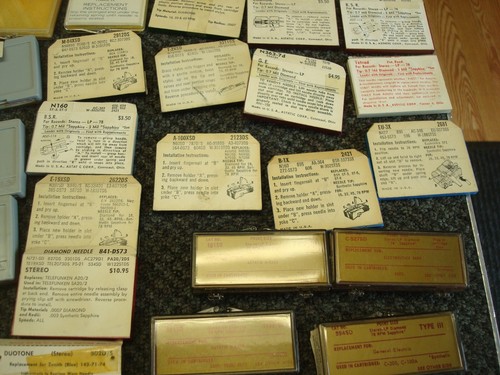 LARGE Collection of VINTAGE STYLUS NEEDLE - PHONO RECORD PLAYER - NOS - Picture 18 of 20