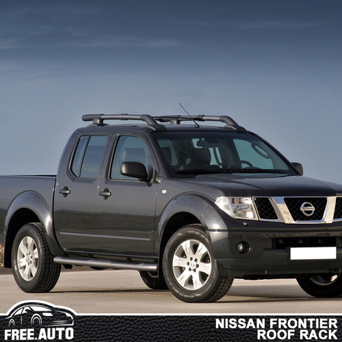 Fits 05-22 Nissan Frontier Cross Bar OE Style Roof Rack Rail Black Cap - Picture 3 of 8