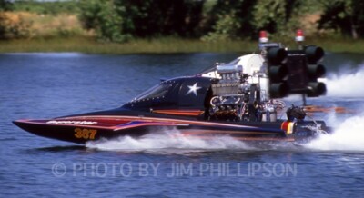 DRAG BOAT PHOTO 2 ''SUPER STAR'' BGH TED FAGGART CHOWCHILLA 1993