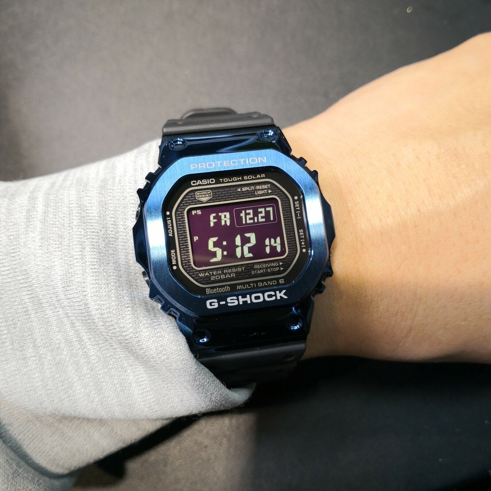 GMW-B5000G-2 Casio G-Shock Watch Blue Cas Bluetooth BlTooth Japan Made