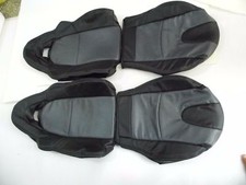 Mazda Rx-8 2003-2011 Replacement Leather Seat Covers Black With Dark Grey