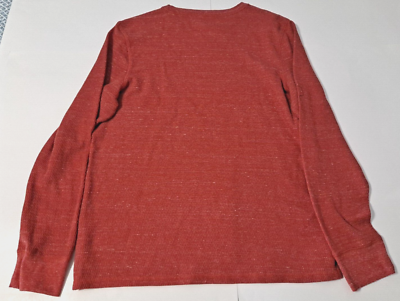 Urban Pipeline Men's Thermal Shirt XL Burnt Orange Long Sleeve