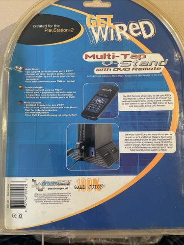 Dream Gear Multi Tap V Stand With DVD Remote For PlayStation 2 - Picture 2 of 2