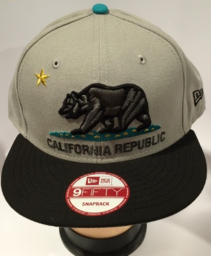 New Era 9Fifty California Republic Snapback Hats 2 colors | eBay