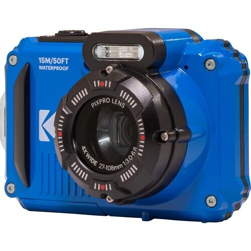 Kodak Pixpro WPZ2 15M Waterproof Digital Camera 4x Zoom 16 MP in BLUE (UK) BNIB - Image 3 of 4