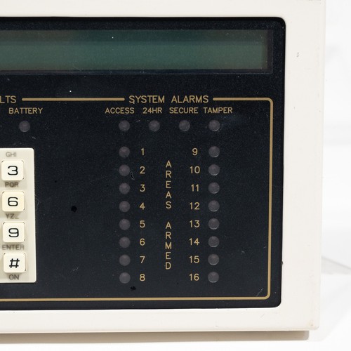 Tecom Systems TS0004 Alarm Arming Station 16 Area Keypad - Sold as is! Untested! - Picture 3 of 6