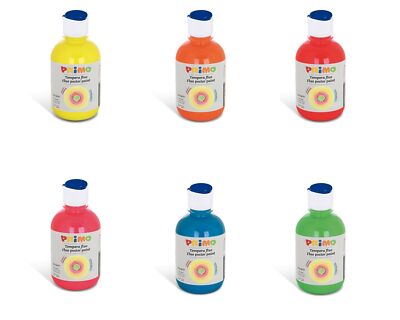 Primo Schulmalfarbe Temperafarbe Neon 300ml in vielen Einzelfarben